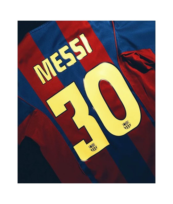 Camiseta Local Retro 2004-05 Barcelona - Imagen 5