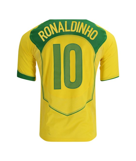 Camiseta Local Retro 2004-05 Brasil - Imagen 4